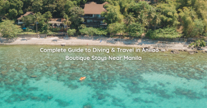 Discover Anilao diving and stay at Vivere AzureÃ¢â‚¬â€an intimate 13-suite beachfront resort near Manila, perfect for divers, couples, and weekend escapes.